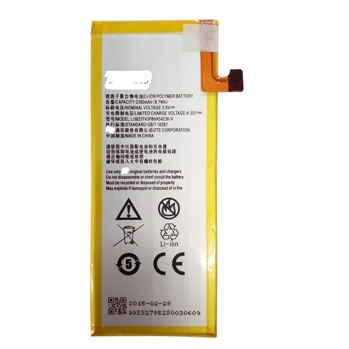 3 8 В 2300 мАч аккумулятор для ZTE Star 1 2 S2002 S2003 S2005 G720T G720C Geek II|batteries batteries|battery for ztebattery |