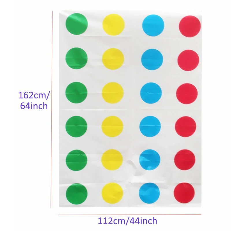 Indoor Fun Twister Toy For Children Adult Sports Game Moves Interactive Group Educational Toys  Classic Spot Body Twister