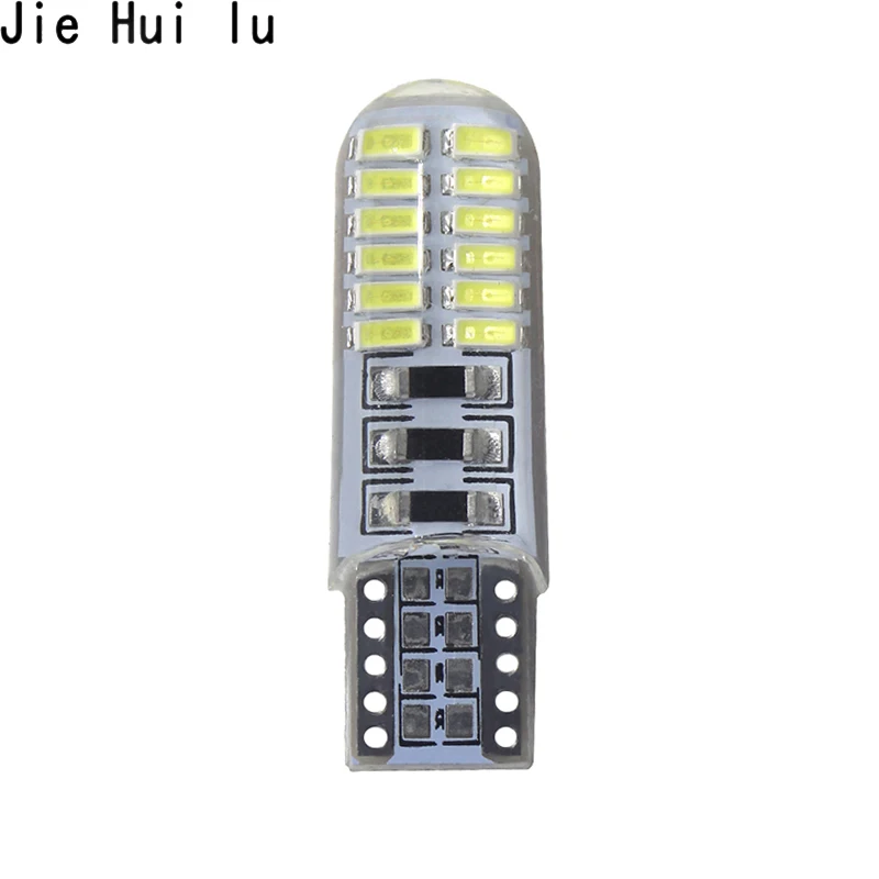 1 шт. высококачественный светодиодный задний фонарь T10 4014 24smd 12 В для автомобиля