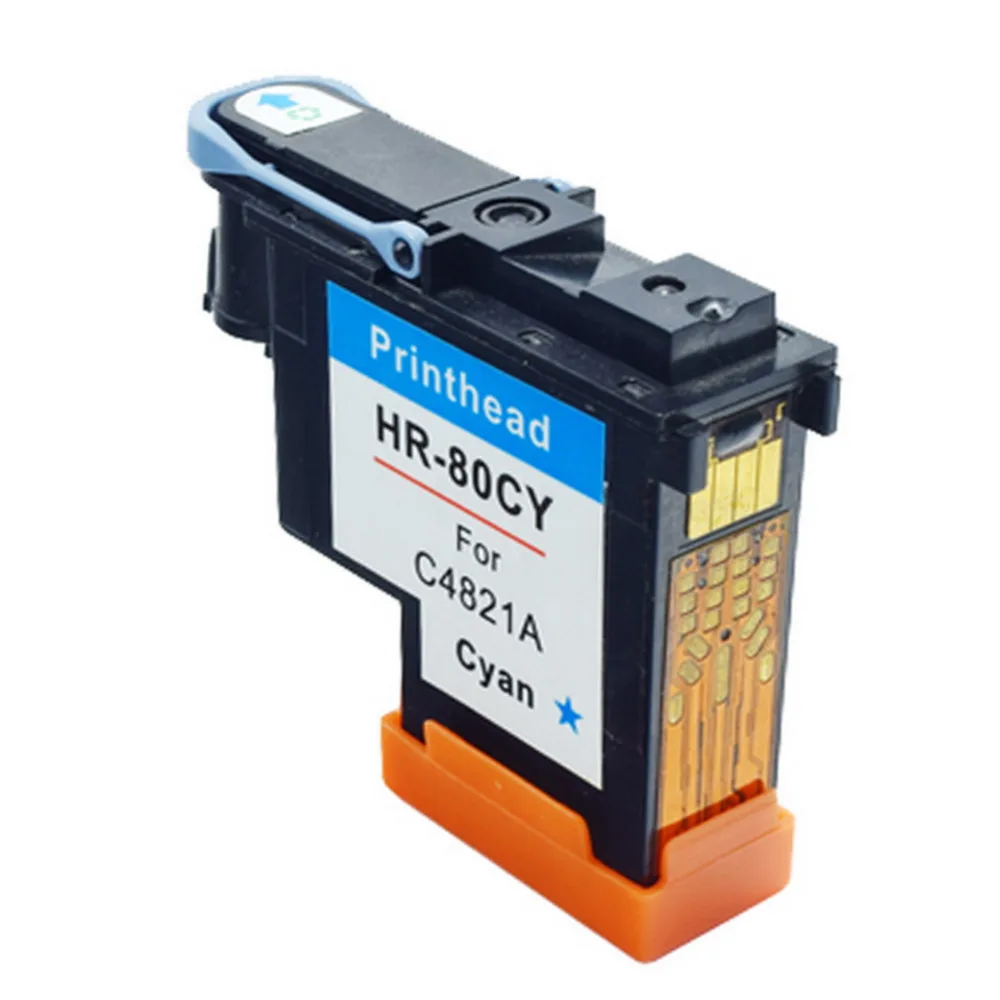 

CK Compatible Cyan C4821A 80printhead for HP80 Designjet 1050c 1055 Ink Cartridge Head for hp 80 Cartridges