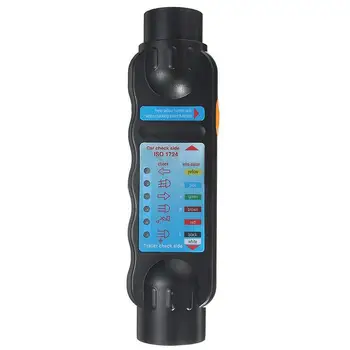 

Genuine Diagnostic Tool Towing Trailer Black 7 Pin Plug Socket Connection Tester Wiring Circuit Light Unit for Car Truck Vehicle