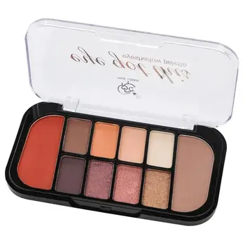 

Eyeshadow Palette Highlighter Glitter Blusher Face Contour Makeup Palltte 8 Colors Eyeshadow+2 Colors Blusher Palltte