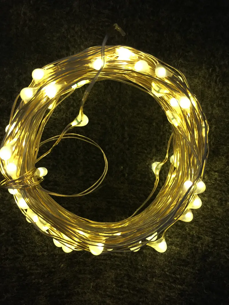 

Solar powered 10M/33FT 100LED starry Copper Wire String Fairy Light moon vine lamp Xmas Christmas Wedding party Decor-Warm white