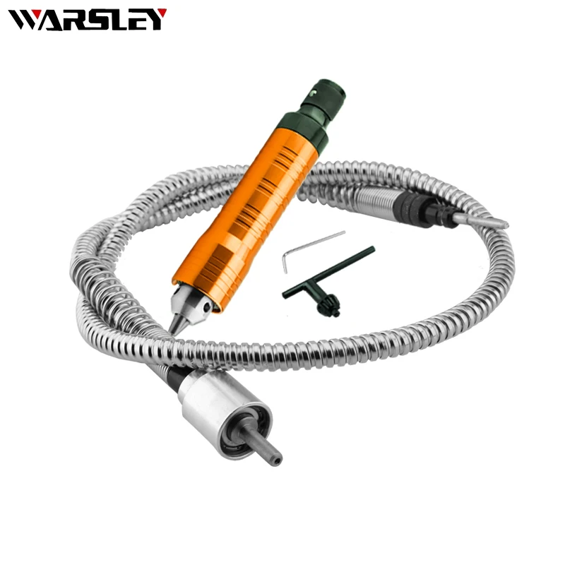 Goede Multifunctionele Verlengsnoer Flexibele Flexibele As Met Roestvrij Staal Handstuk Voor Dremel Voor Past Foredom Rotary Tool