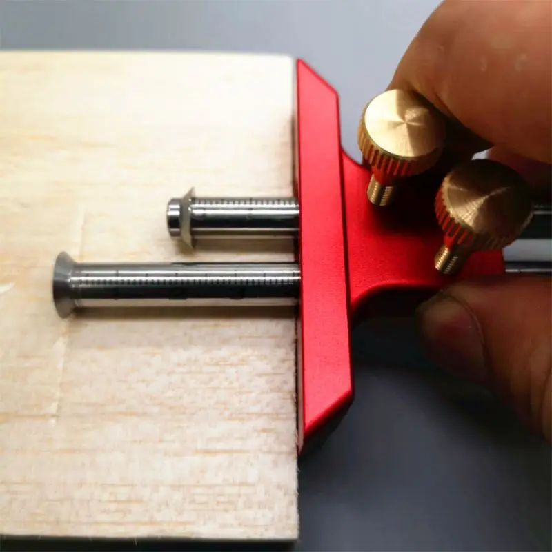 Плотницкий писчик двуглавый писец лезвие для обработки древесины двухлинейный маркировочный Калибр линейка инструменты для плотников
