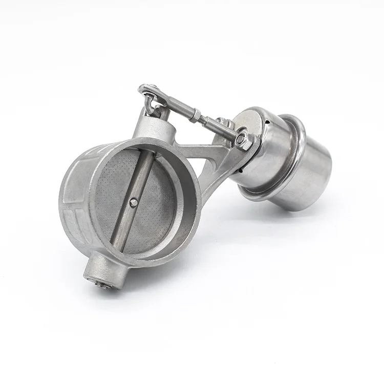 Válvula de Escapamento de Vácuo Válvula de Escapamento Válvula de Tubulação Peças de Automóvel de 2.5 Kit de Escape Polegadas Variável 63mm 4 Válvula de escapamento de vácuo, peças de