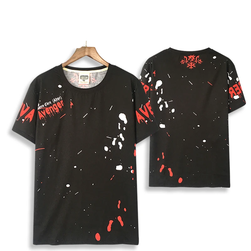 

Anime Fate/Grand Order Saber Alter Cosplay Costume Short Sleeve T-shirts Men Women Summer Daily T Shirts TEE Casual Tops