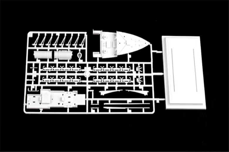 1:550 RMS Titanic модель строительные наборы сборка пластиковая модель корабля с электродвигателем осветительное устройство электрическая титаническая игрушка