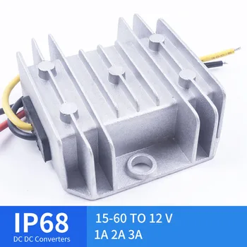

15V 55V TO 12V 1A 2A 3A Step-Up DC Converter for 15 to 55 Volt DC in Solar Vehicles - DC Voltage Regulator