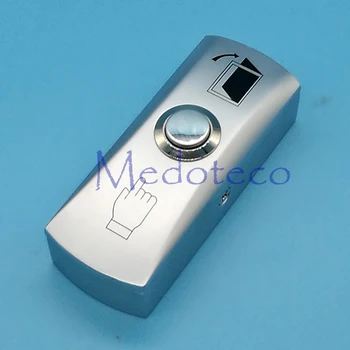 

Free shipping Good Quality Metal exit switch button for access control system slim size Door Exit Button