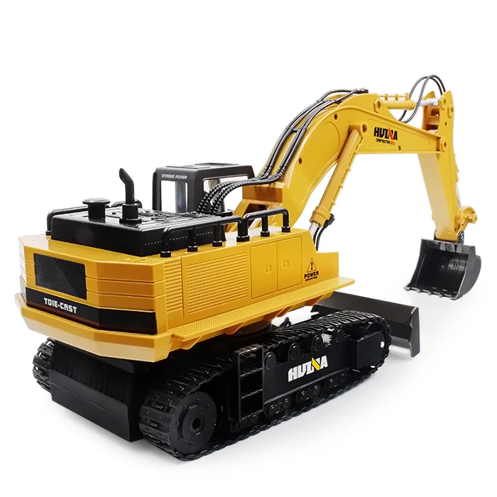 HuiNa 1510 RC Гусеничный автомобиль 15CH 2 4G 1:14 металлический экскаватор зарядка 1:12 с