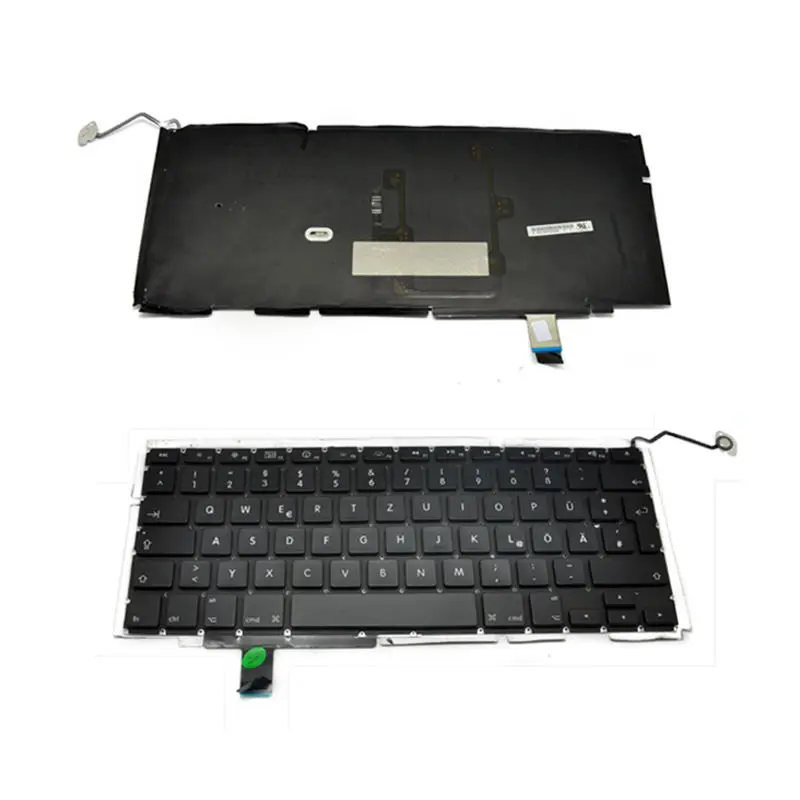

News notebook laptop keyboard for MacBook Pro 17" A1297 German Deutsch DE GR QWERTZ Frame