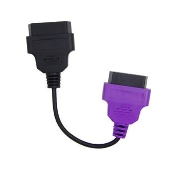 

Portable 4PCS ECU Scan OBD2 Adaptors Cable Full Set For Fiat Multi EcuScan 6.12