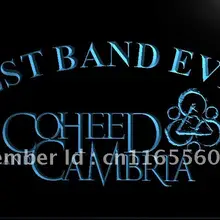 LA333-best группа тех Coheed Камбрия светодиодный неоновый свет знак домашнего декора ремесла