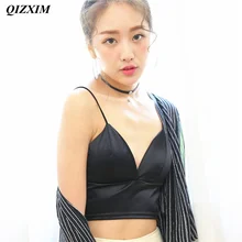 Новые женские камзол без рукавов женские майки сексуальные с открытой спиной мягкие V шеи топы обрезанный женский топ gallus подтяжки Дамская внутренняя одежда