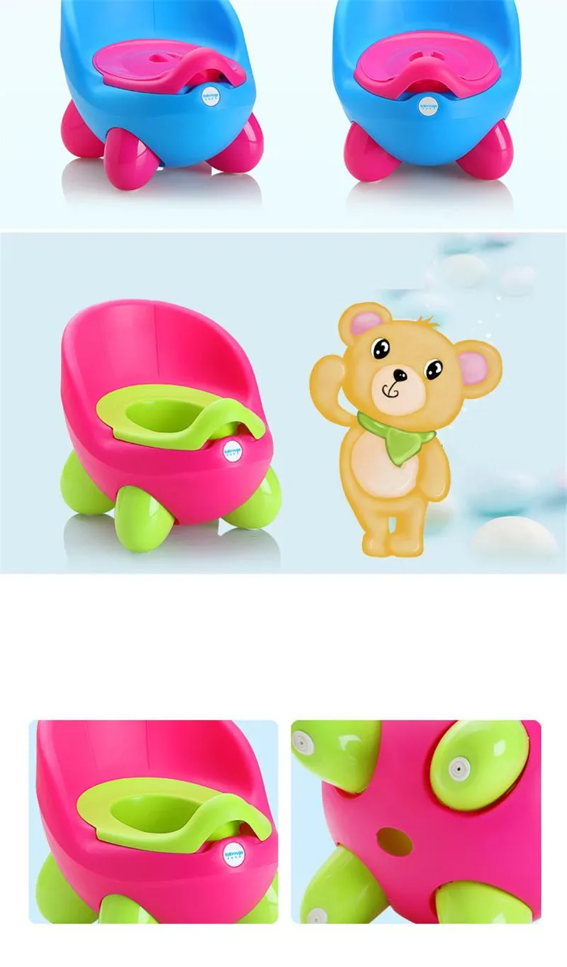 Brand New Kids Suitable Potties Cute Candy Color Baby Girl&Boy Plastic Toilets 6M-3Years Big Size Infant Potty Wholesale Free05