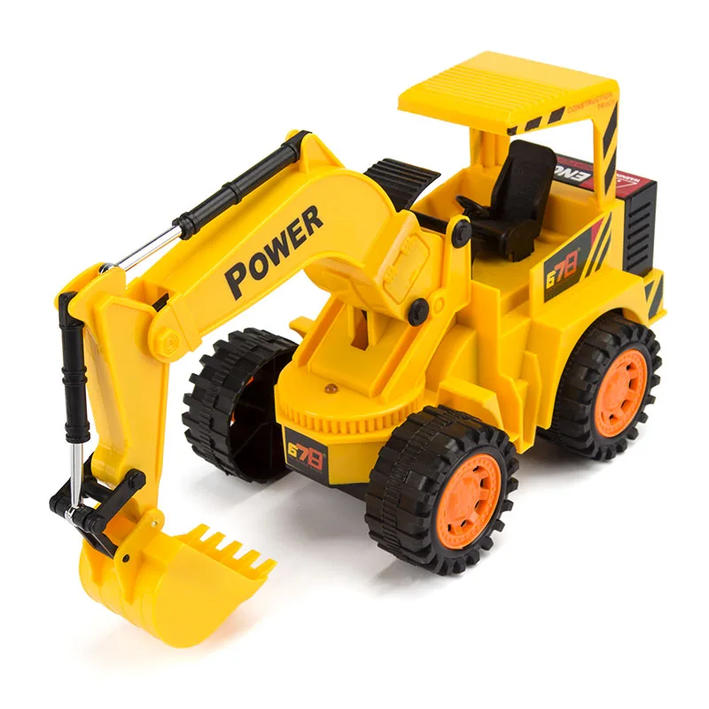 

HELIWAY Original 1:12 RC Excavator with Coloured Lights Model Toy Remote Control Constructing wheel Digger Truck Toys for Kids