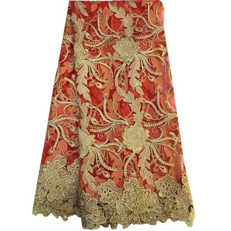 Swiss 3D Flower Applique Nigerian Mesh Fabric Line Net Guipure Stones Lace For African Fashion India Women Bride Wedding Dress | Дом и сад