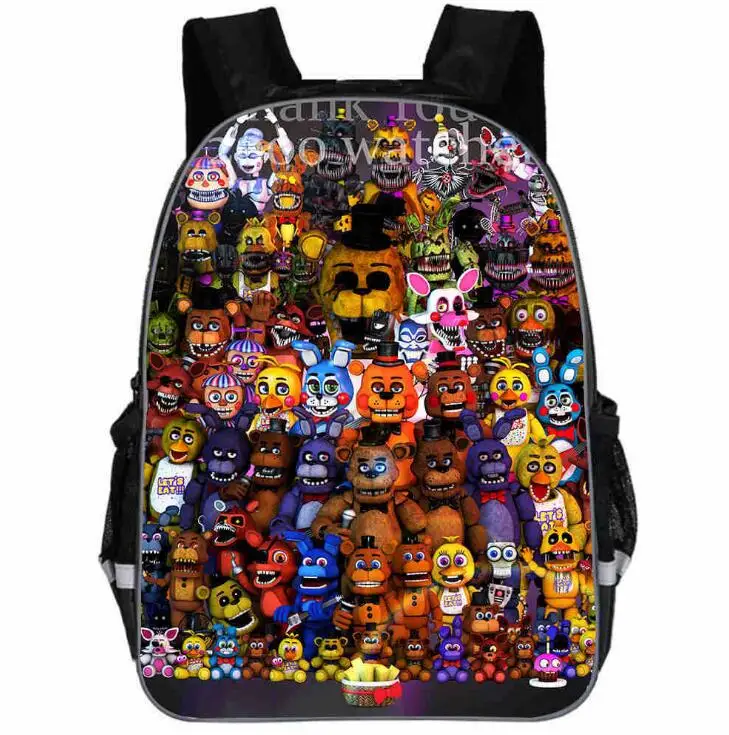 Рюкзак Five Nights at Freddy для женщин и мужчин FNAF школьные сумки подростков Детский