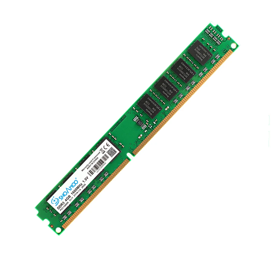 SNOAMOO Новый настольный ПК DDR3 4 Гб 1333/1600 МГц PC3 12800S память 240pin DIMM для Intel компьютера