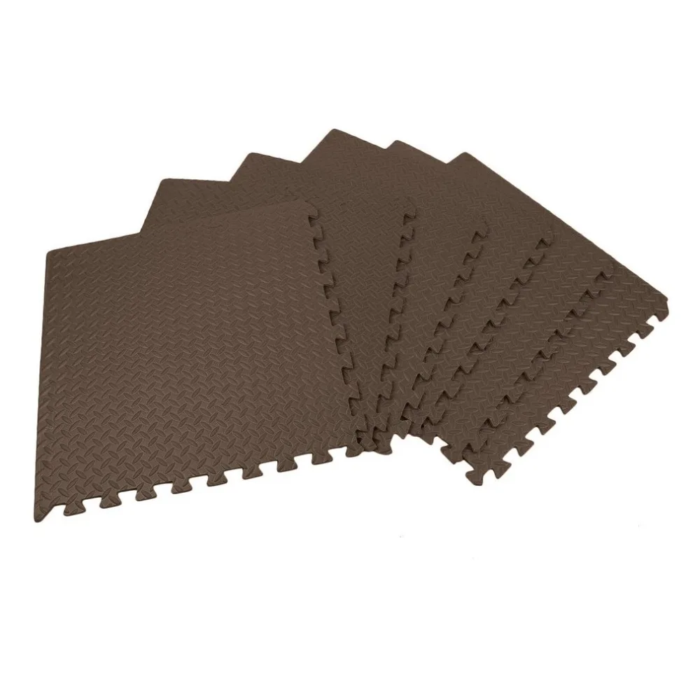 6PCS/Set EVA Foam Floor Mat Sofe Interlocking Gym Carpet ...