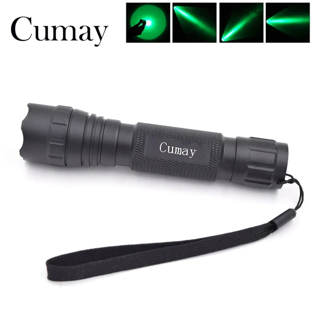 

Hunting 501B LED Handheld Flashlight 1 Mode Green Light 300 Lumen XPE LED Tactical Torch Lanterna For Camping Fishing