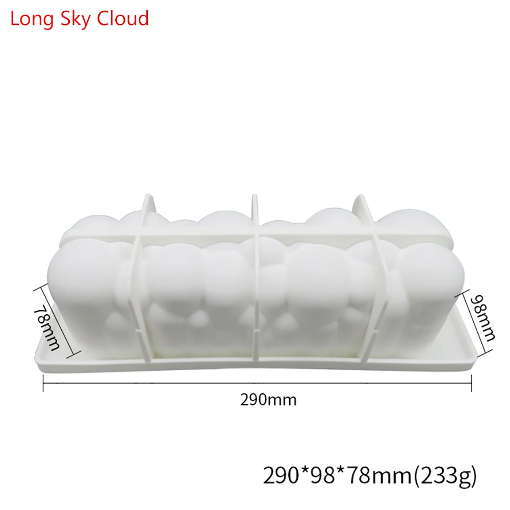 GODWJ силиконовые 3D Sky Cloud формы для украшения торта инструменты для выпечки шоколадного Мусса шифон кондитерские изделия искусство форма для десертов