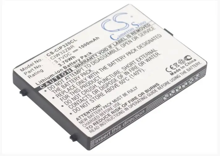 Cameron sino 1000 мАч батарея для CISCO Linksys WIP300 WIP320 CIW32ZBR беспроводной телефон