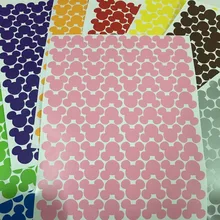 88 шт./компл. с Микки Маусом Мышь головы настенные наклейки для детской комнаты чашки бутылка украшение плакат доске этикетки виниловая художественная Наклейка на стену