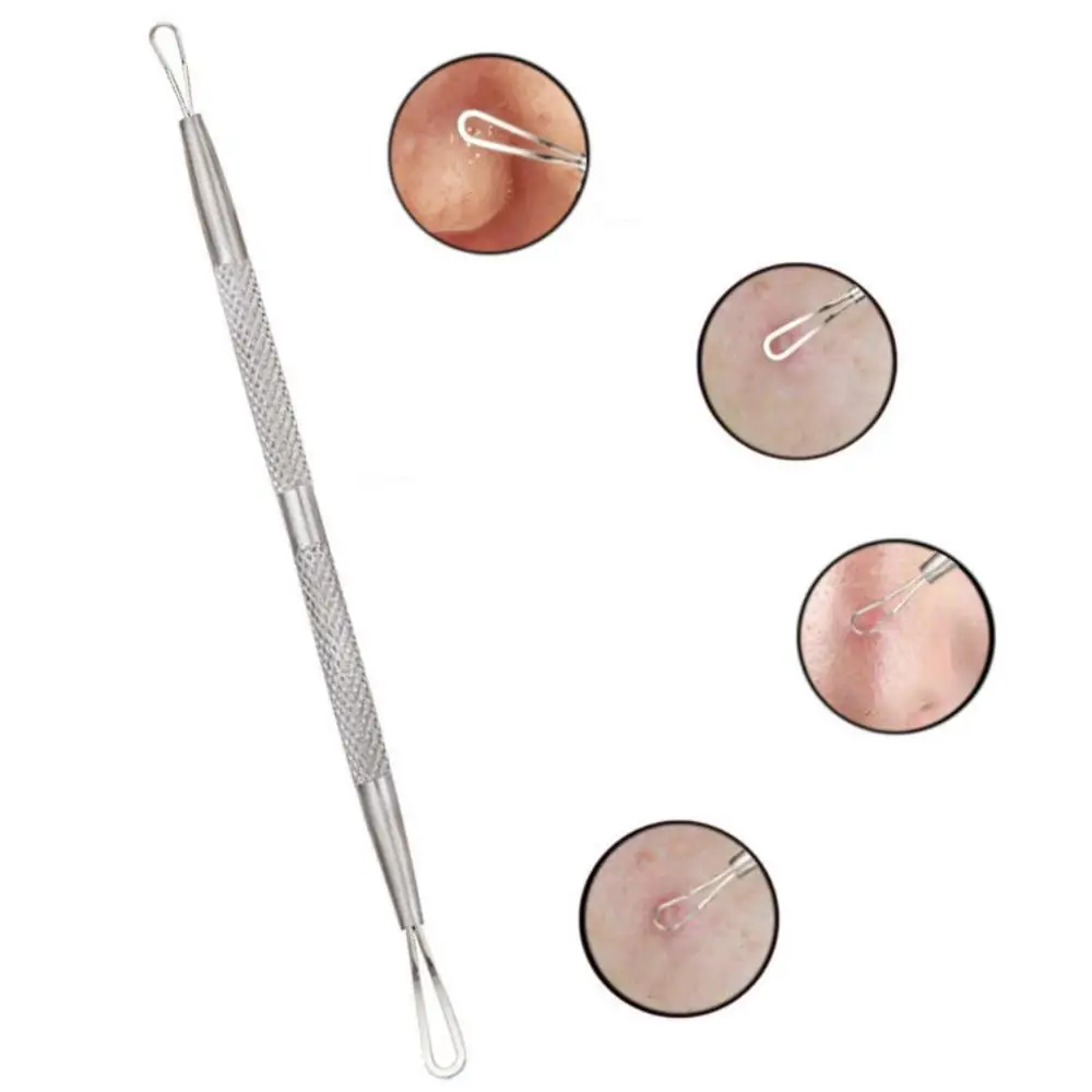 

Double-Head Acne Needles Stainless Steel Comedo Extractor Blemish Removers Skin Care Tool