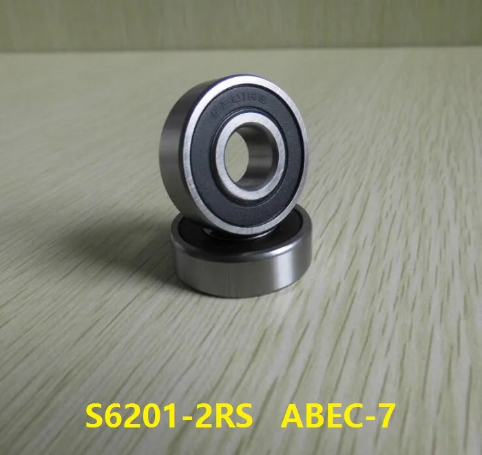 

S6201-2RS S6201 2RS RS 12x32x10 mm ABEC-7 Stainless Steel hybrid Si3n4 ceramic bearing for fishing reel 12*32*10 6201 6201RS