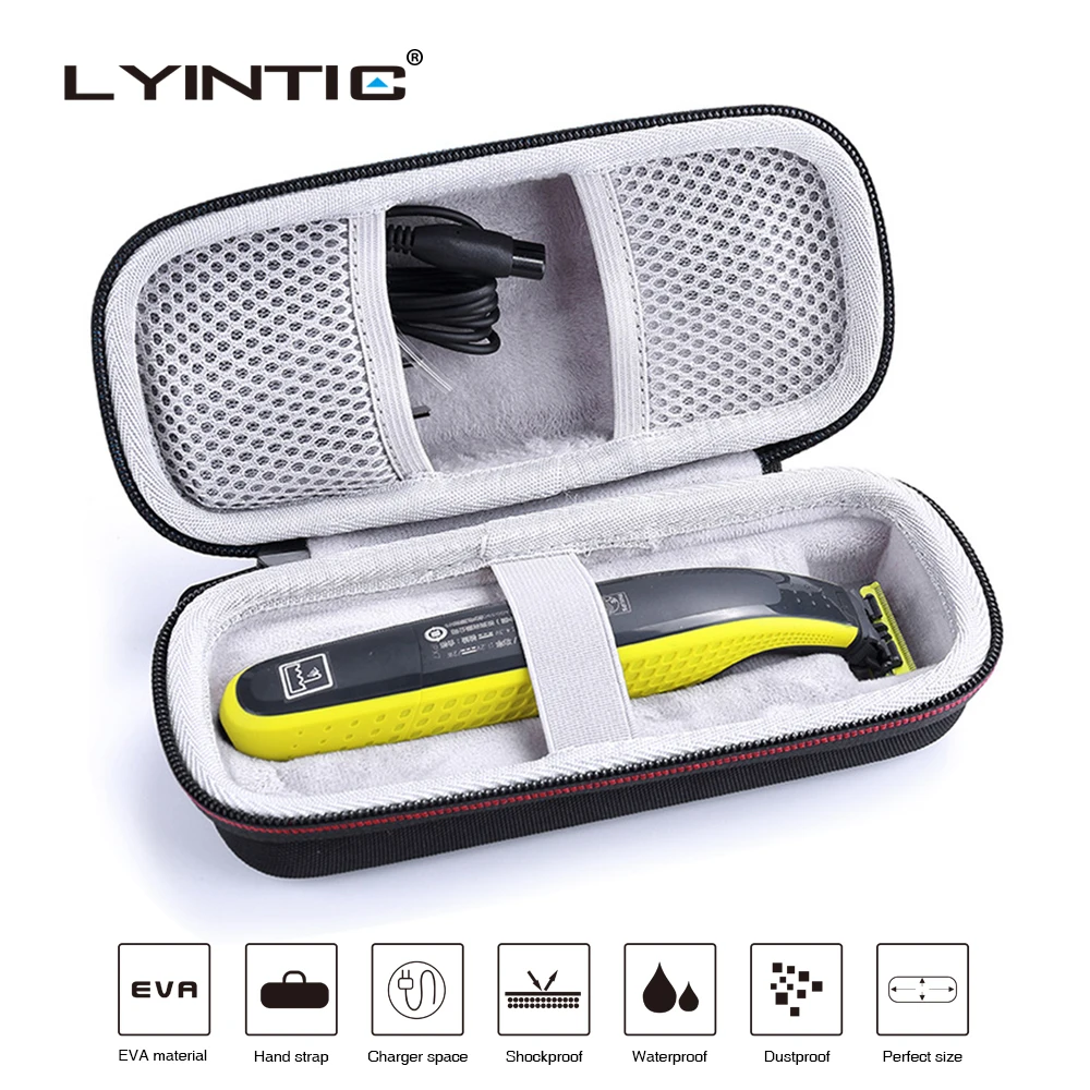 

Hard EVA Protective Carrying Storage Case for Philips OneBlade Trimmer Shaver QP2520/70 QP2520/90 Extra Space Portable Box Case