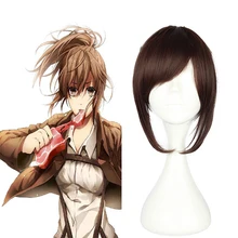Аниме Атака Титанов косплей парик Саша Блузка Косплей парики термостойкие синтетические Хэллоуин Карнавал вечерние Shingeki No Kyojin
