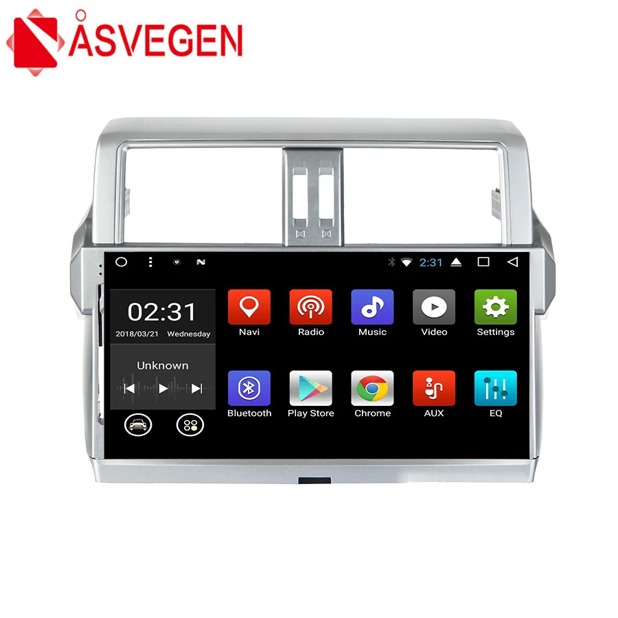 Excellent Asvegen Tesla 10.2 inch 2G+32G HD Touch Screen Android 7.1 Car DVD GPS Audio Bluetooth Multimedia For Toyota PRADO 2014 0 Excellent Asvegen Tesla 10.2 inch 2G+32G HD Touch Screen Android 7.1 Car DVD GPS Audio Bluetooth Multimedia For Toyota PRADO 2014 0