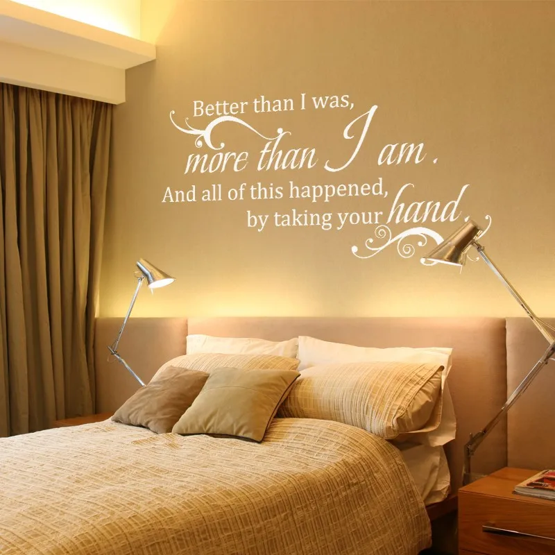 Wall Decal Quote Better Than I Was More Than I Am Wedding Vinyl Mesmerizing Quotes For The Couples On The Ved Wall Decal Quote Better Than I Was More Than I Am Wedding Vinyl Mesmerizing Quotes For The Couples On The Ved