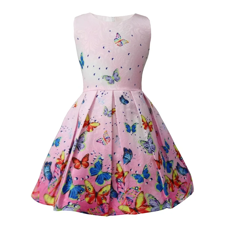 

New Spring Summer Autumn Dress Women Sleeveless Printing Sweet Sexy Tank Dress Robe Femme Party Dresses