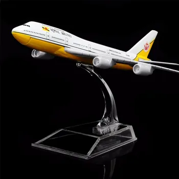 

1:400 16cm Royal Brunei Airlines Boeing 747 Metal Airplane Model Office Decoration Toy Gift Idea