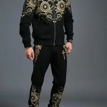 Толстовки брюки мужские спортивные костюмы наборы дизайн с принтом
