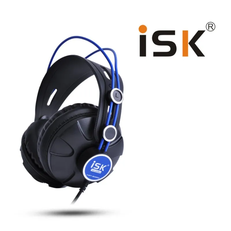 

ISK HP-680 Stereo Headphones 3.5mm Jack Computer Phone Headband Earphone Dynamic Studio Monitor Recording Headphone DJ Headset