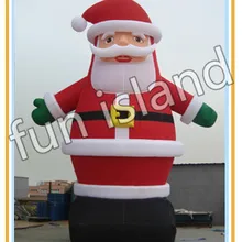 Стиль прочный Прямая с фабрики продажи открытый гигантский 20ft Рождество надувной Санта