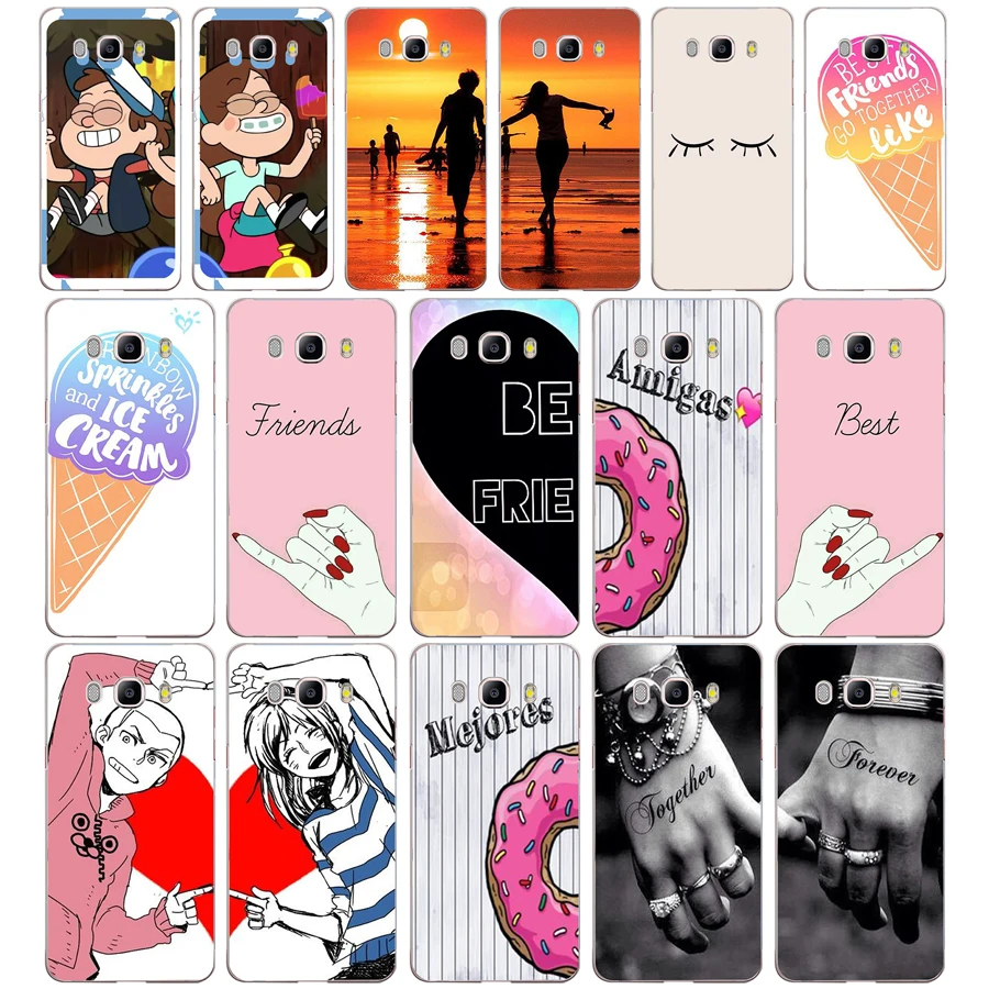 

27DF best friend forever lovers couple Hard Case Cover for Samsung Note 3 4 8 for Galaxy a3 a5 2017 j3 j5 j7 2015 2016 2017