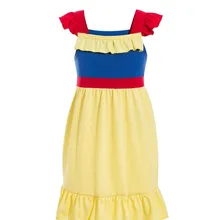 Платье маленькой принцессы Ариэль с хвостом русалки карнавальный костюм Детское нарядное зеленое платье для девочки принцесса Белль Анна Эльза Русалочка, Белоснежка