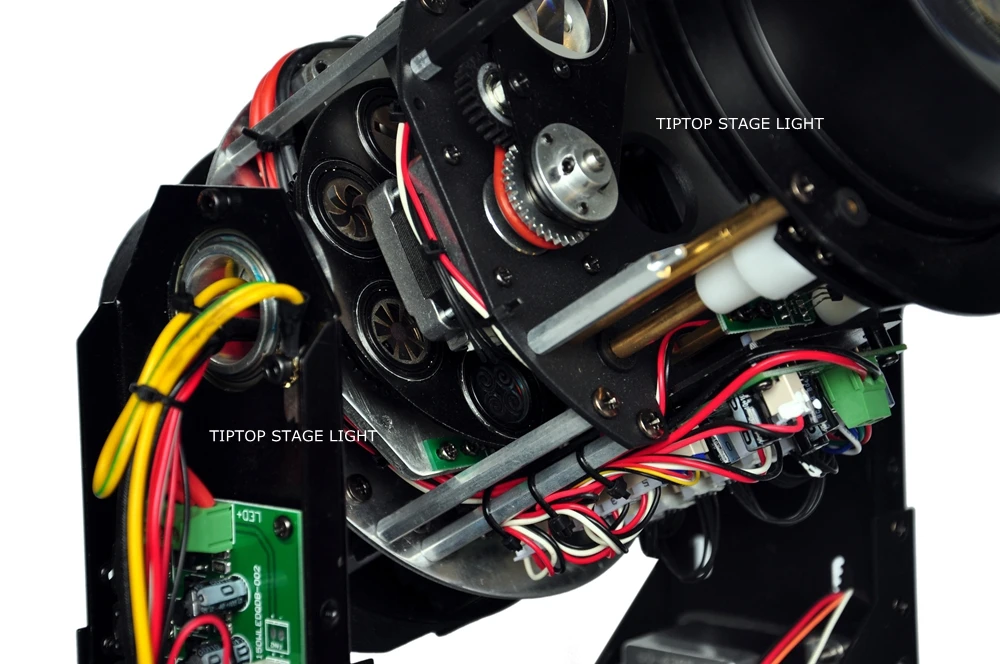 Gigertop 4 упак. к. 150 Вт светодио дный Moving Head пятно света с 5pin беспроводной разъем подключения 16/14/12/10 каналов DMX USITT DMX-512