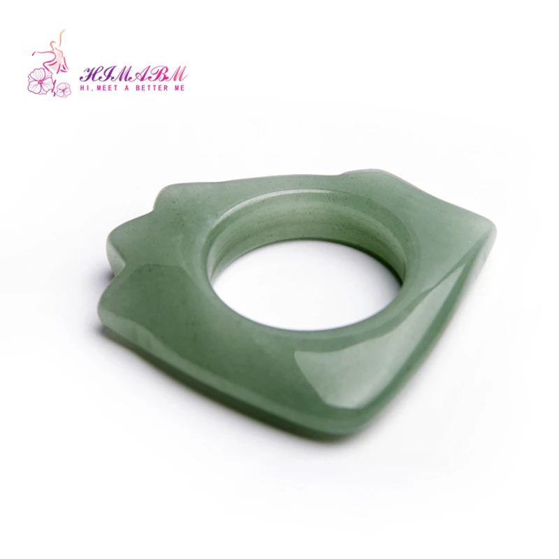 100%Natural Green Jade massage ring Gua Sha Board for finger or body massage reiking healing item relax tool acupunture point 100%Natural Green Jade massage ring Gua Sha Board for finger or body massage reiking healing item relax tool acupunture point