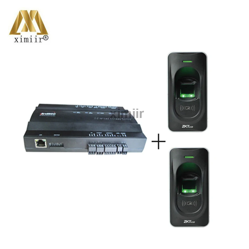 

Inbio160 one door access control board access control panal 26bit Wiegand access control with 2PCS FR1200 fingerprint reader