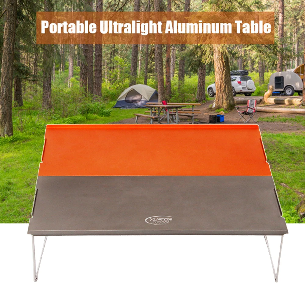 

Ultralight Mini Folding Camping Table Desk Portable Foldable Table Outdoor Cooking Platform for BBQ Hiking Traveling Picnic