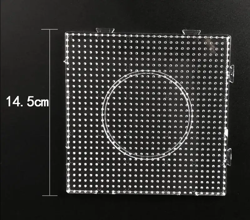 Yant Jouet 5 мм Хама бусины Pegboard Прозрачный шаблон доска круглый квадратный инструмент DIY рисунок Материал доска Perler бусины