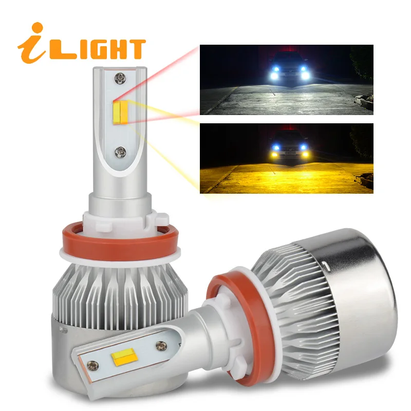 iLight 2pcs H7 led Headlights H4 LED Bulb Car H4 Lamp HB3 9005 HB4 9006 H9 H1 H3 H8 H27 9007 H13 881 880 H11 12V Super White iLight 2pcs H7 led Headlights H4 LED Bulb Car H4 Lamp HB3 9005 HB4 9006 H9 H1 H3 H8 H27 9007 H13 881 880 H11 12V Super White