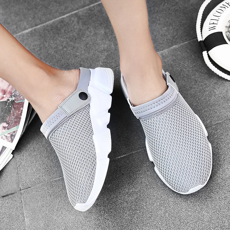 New Men's Shoes Summer Breathable Sneakers Network Sports Hollow Beach