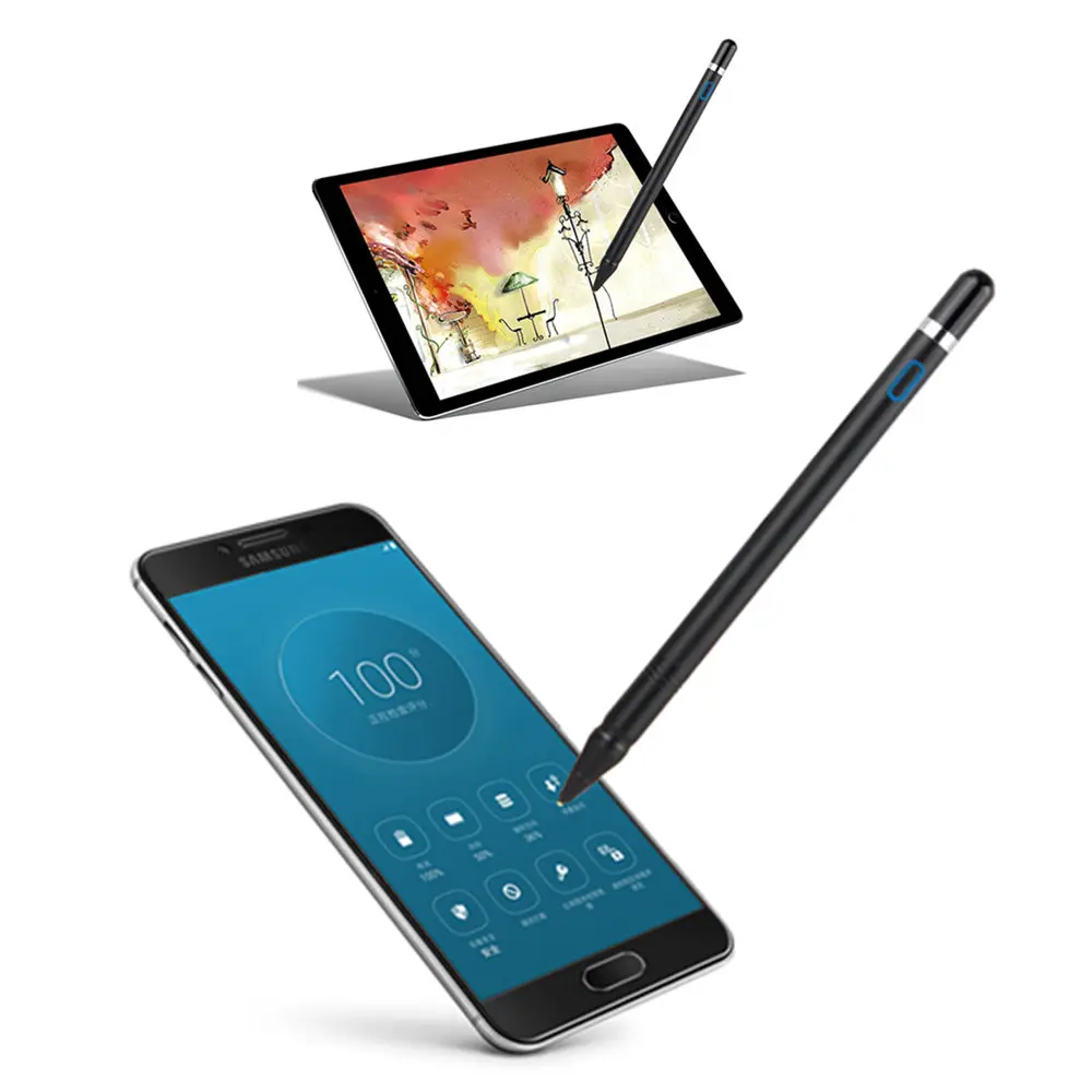 

Active Stylus Digital Touch Pen NIB 1.3mm Ultra Fine Tip for iPad HUAWEI Tablets work at iOS and Android Capacitive touch screen